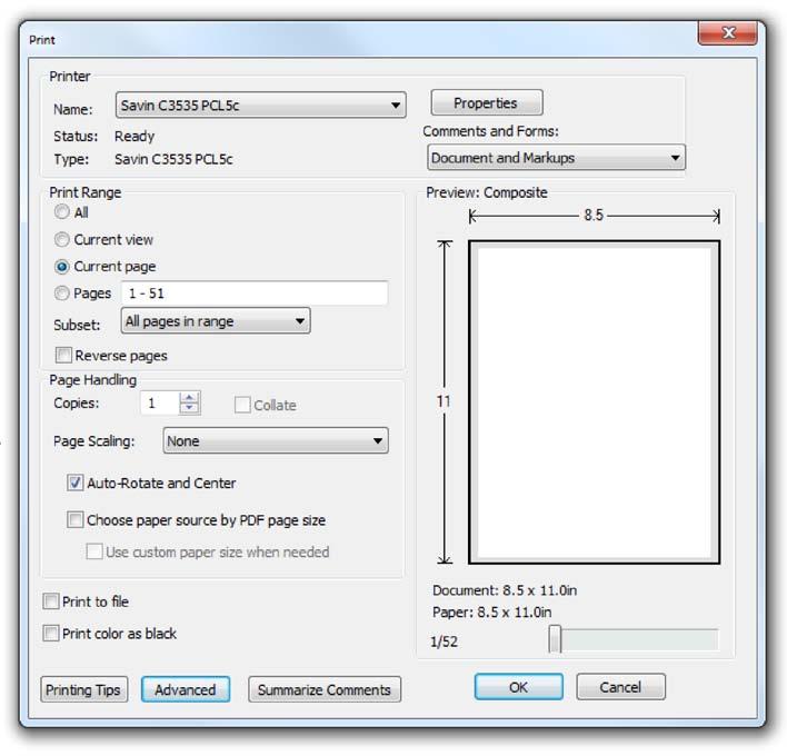 ATTENTION When printing this document, any page scaling or page fitting options in your print dialog box