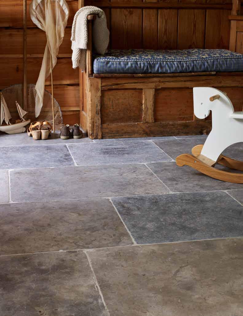 limestone tumbled Opposite Page: milan tumbled Top: burford tumbled LIMESTONE TUMBLED If you re looking for a vintage, lived-in look a floor that appears