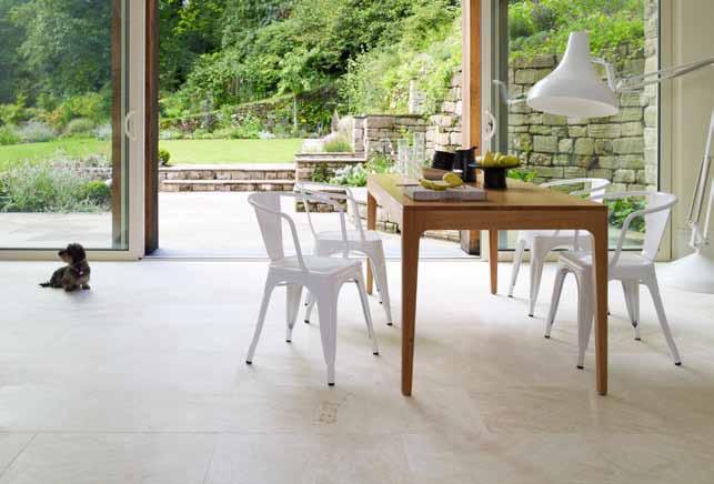 travertine honed & filled TRAVERTINE HONED & FILLED Extra care has been taken to source superior quality Travertine from as far afield as South America.