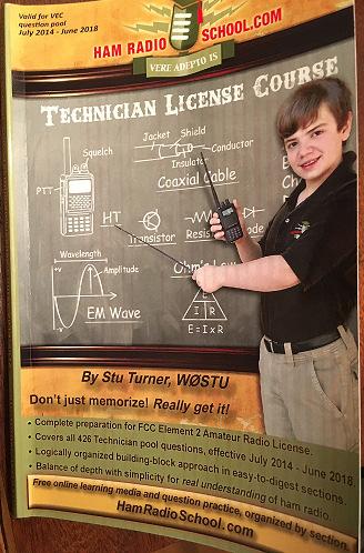 Greetings all for the month of April! In March my son Aiden, began studying for his Tech class Ham license by using the Ham Radio School.com book and website with the practice questions for the exam.