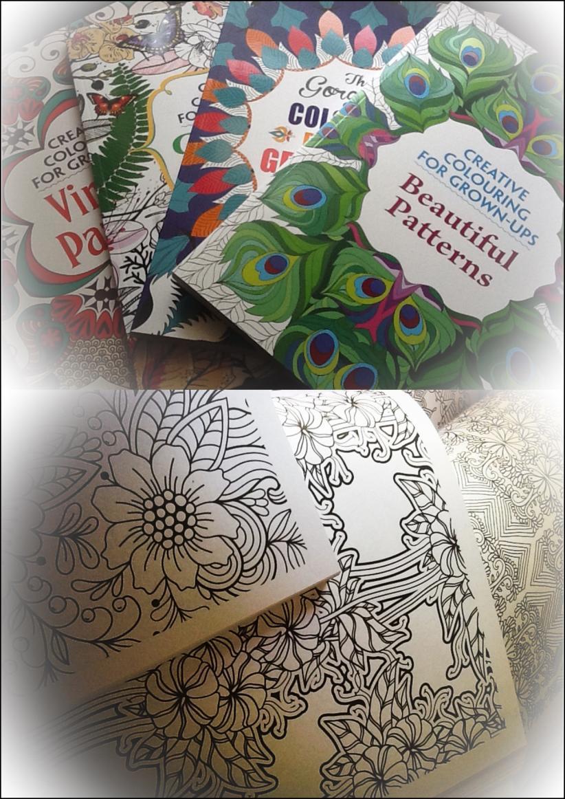 Beautiful adult colouring books to explore and enjoy! Another aspect worth considering if your drawing skills are limited is Zentangle.