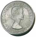 $500 106 Elizabeth II, sixpences, 1956, 1962, threepences, 1962, 1963 (2), 1964, struck off centre by five to ten percent.