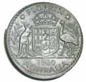 (6) 109* Elizabeth II, florin, shilling, and sixpence, 1960, struck off centre by ten percent, florin partly milled, others out of collar
