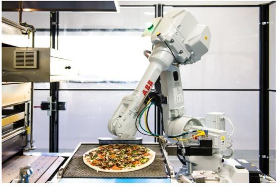 Automated en-route pizza production and delivery system Zume