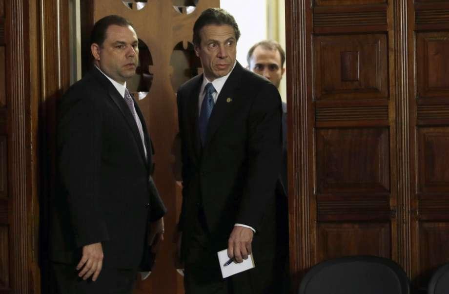 Percoco sentenced to 6 years for corruption Judge says former Cuomo aide's crimes stemmed from 'greed and arrogance' IMAGE 1 OF 14 Joseph Percoco, executive deputy secretary, left, and Gov.