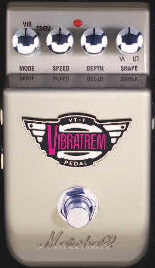 All the effects you ll ever need... VT-1 Vibratrem Of all the retro effects to hit the shops in recent years, perhaps the most authentic and coolest is Tremolo.