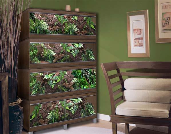 LX VIVARIUMS The LX vivariums are our small terrestrial range. Suitable for reptiles which need less space.