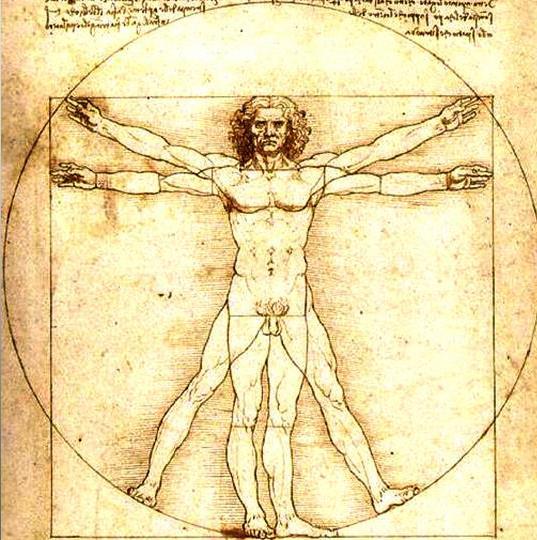 Da Vinci s Vitruvian Man, 1490 Drawing of the perfection of