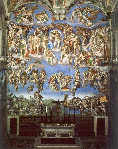 The Last Judgment, Michelangelo, 1537-1541