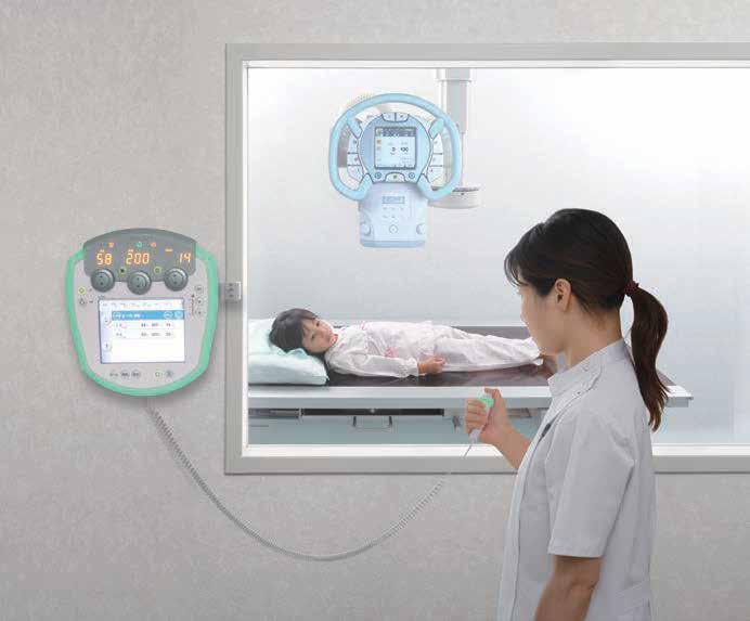 Easy-to-Operate, Fully Featured, Intelligent X-Ray High Voltage Generator Color LCD and Touch Panel Allow Intuitive Operation Patient Care Concept Color-Coded Status Indicator The console panel