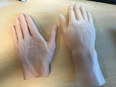 Target Static - Looks like human hand Solution: Use silicon artificial skin Dynamic