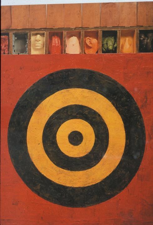 JASPER JOHNS The the flag is a sign, the target is a sign.