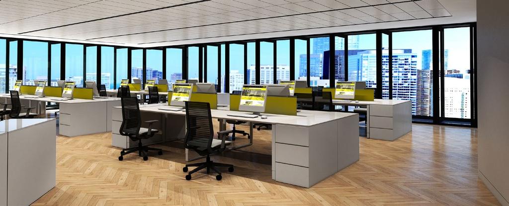 Controlling lighting to replicate natural daylight patterns helps peoples natural circadian rhythm improving overall wellbeing, motivation and productivity.