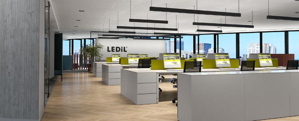 com/application-areas/office-lighting/ DESIGN FOR THE ENVIRONMENT Applying the traditional room-related lighting concept of a 500 lux blanket no longer meets the needs of the modern office or the