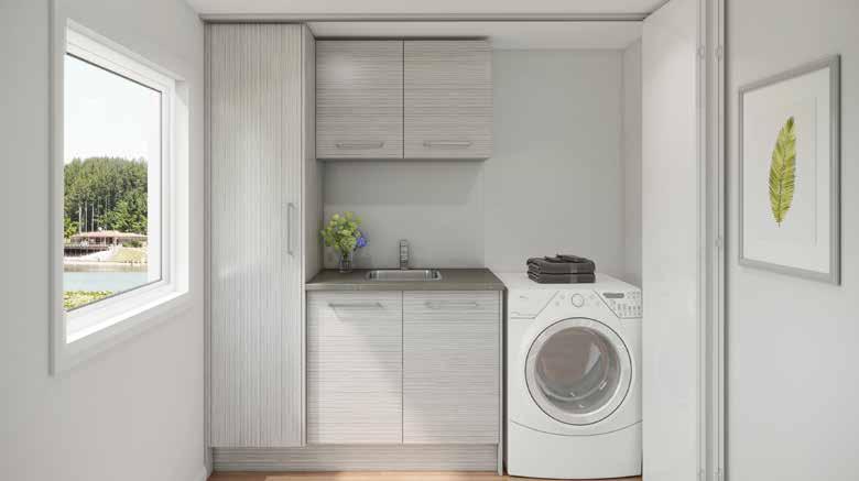 Size doesn t mean you need to comprise on style. This stylish laundry has enough space for all your laundry essentials.