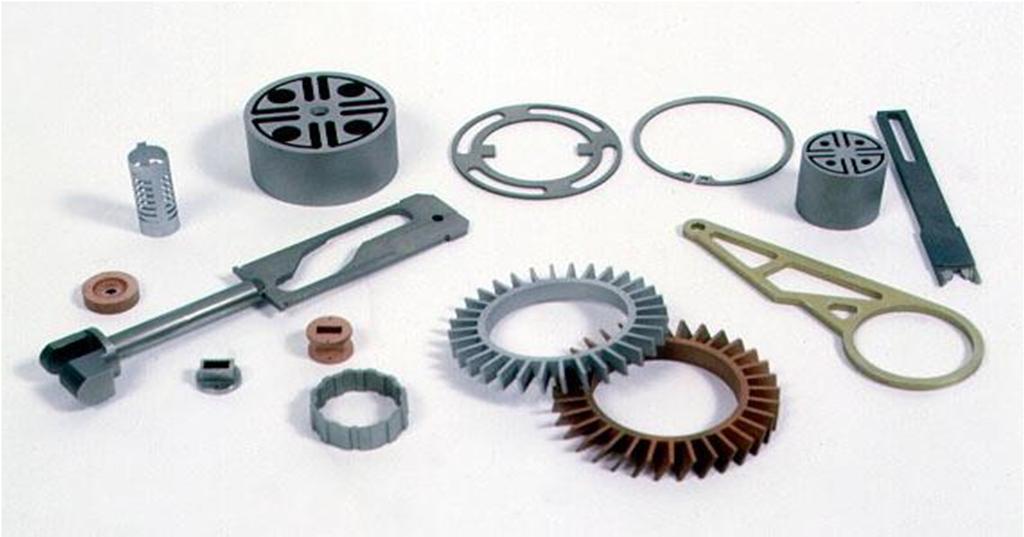 Parts with complex, precise and irregular shapes for forging, press tools, extrusion dies, difficult
