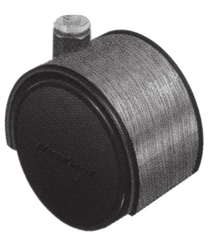 Nylon Hooded Twin Wheel Caster Pert 52, Stemless All nylon construction Applications include seating, utility carts and appliances Stem not included Meets ANSI/BIFMA standards for seating SHC02924