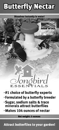 ! Try our line of organic lawn, shrub and gardening products at Songbird Station.