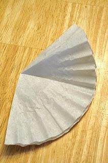 Supplies: Day 11 Carol: Angels from the Realms of Glory Coffee Filter Angel Coffee filter