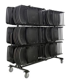 One folding chairs are provided with a 10 year warranty on the steel chair frame and 3 years on the structural nylon seat/chair back and RipStop mesh upholstery.