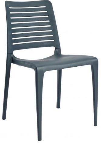 These 3 side chairs are made from reinforced polypropylene and
