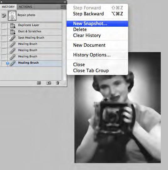 takes. You need to be able to go back in the History palette to the original version, BEFORE you blurred the image.