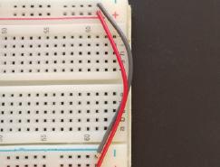 INSERT THE 1M OHM RESISTORS AS SHOWN, CONNECTING PINS 6 AND 8 TO THE NEGATIVE POWER