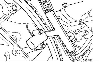 fit). 10. Install the primary chain tensioner blade. Position the tensioner blade to the cylinder block.