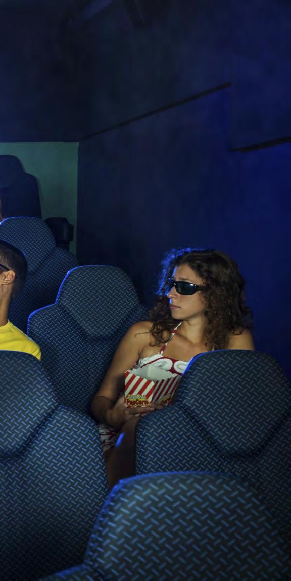 What is one problem with 4D movies? (A) They are expensive. (B) They are a little dangerous.
