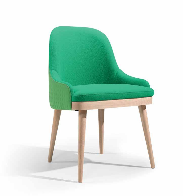 ollie Ollie is a contemporary range of upholstered dining chairs and soft seating.