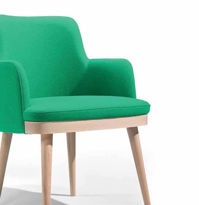 be inspired collection 45 Days Ollie Low arm chair Curved back with low arms, fully upholstered