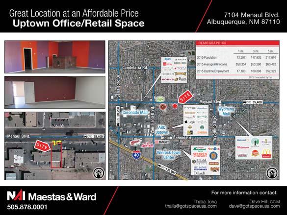 320 Gold Avenue SW Downtown Office Space FOR LEASE Located in the