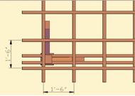 D. Roof Style Below are comparative drawings of the 4 different rafter and slat spacing options for pergola roofs: 1.