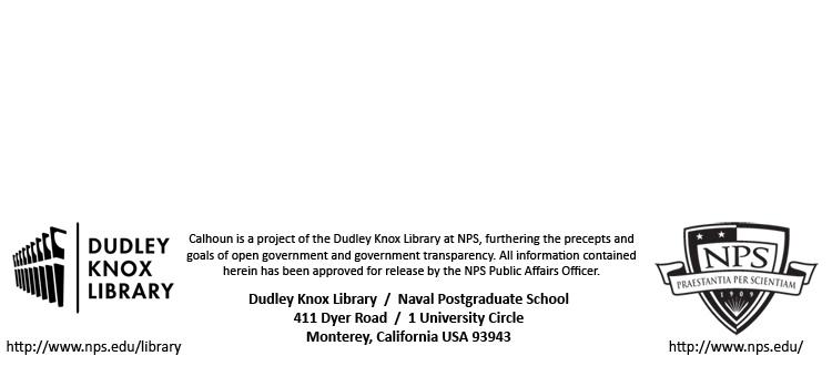 Calhoun: The NPS Institutional Archive News Center News Articles Collection 2009-11 Guidetti Translates Thesis Into