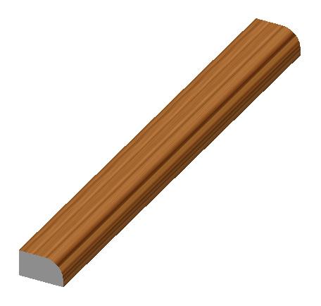 ACCESSORIES Features & Benefit Glazing Stop Smooth White or Beige with fine oodgrain 3/8 H x 5/8 W