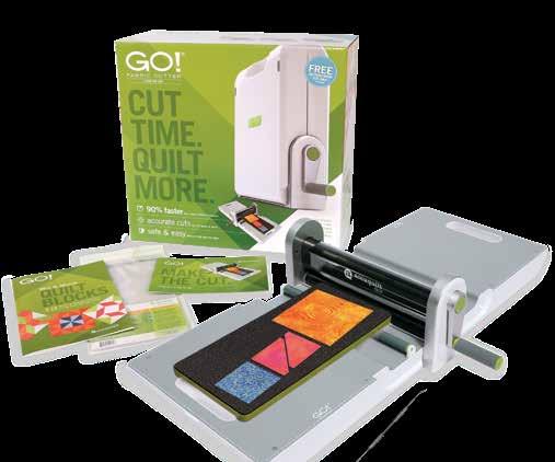 Choose the right fabric cutter for you... The GO! Fabric Cutter is perfect for everyday quilters, students and hobbyists.