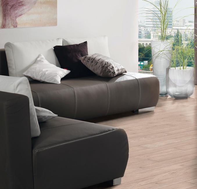 MODERN collection 8726 Alsace Oak, Planked AE (OA) GRACEFUL LOOK OF PARQUET Experience an exciting new flooring concept designed with elegant rooms in mind: The MODERN collection not only brings a