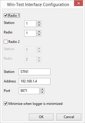 DestinationPort=12060 IsBroadcastRadio=True This assumes that N1MM Logger and the MOAS Client are running on the same PC.