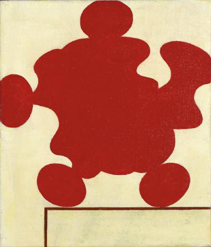 PRUNELLA CLOUGH 1919-1999 Toy, c.1985 Oil on canvas 35.7 30.