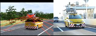 3. Core Technology of i-dreams and its Advantages 3.1 Site Condition Survey from the System By using Mobile Mapping System (MMS) as shown in Fig.