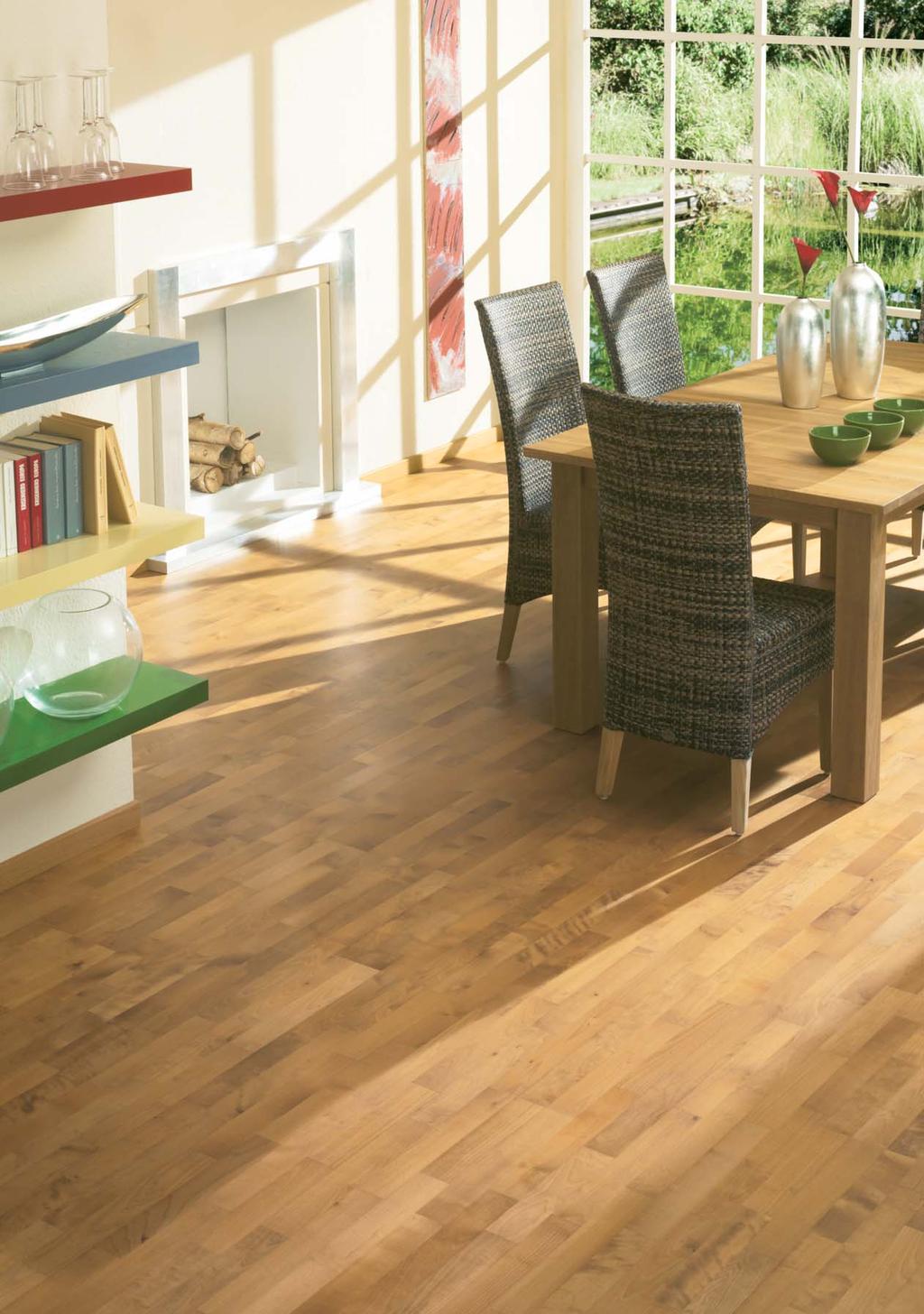 Burning hot floor design The Modern Home collection has been enlarged by a range of heat-treated floors, which