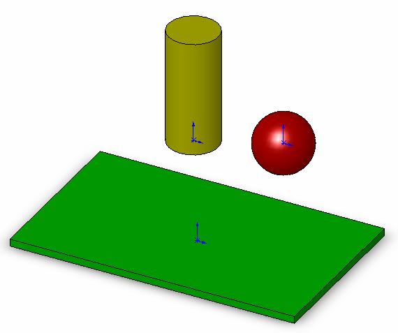 Tangent Mate Getting Started Create an assembly using the part Base located in; SolidWorks/Assemblies/Mates/ Tangent Mates Fix the part origin to the assembly origin.