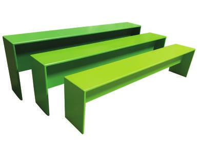 Linear Step Bench BS33 D300 H450 W2000 Linear Step Bench BS34 D300 H550 W2000 Linear Step Bench BS35