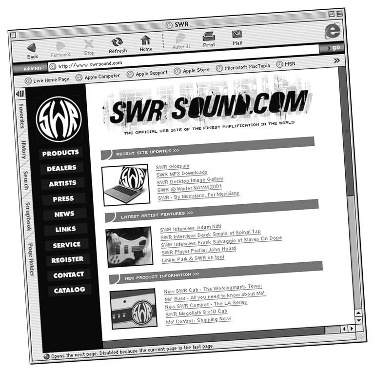 2001 SWR Sound Corp. All rights reserved. REV.