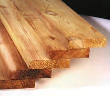 SATURDAY: 8:00am-5:30pm SUNDAY/HOLIDAYS: Closed 5/4'' x 5'' RADIUS EDGE CEDAR DECKING Untreated cedar has a natural resistance to moisture, weathering and