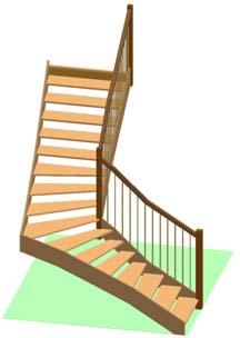stairs can be out of square.