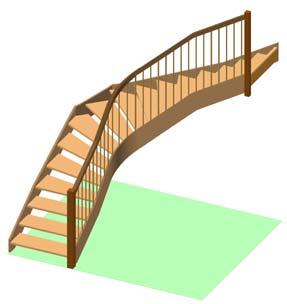 Fillets and Chamfers Quarter-turn and half-turn stairs can have