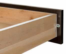 undermount guides Upgrade option available for Smart Stop Full Extension Soft-Closing Guides, Hardwood Dovetail Drawer Box, or Metal
