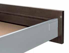 joinery provides a solid and resilient hardwood drawer box Full extension drawers allow complete visibility Smart Stop Soft-Closing