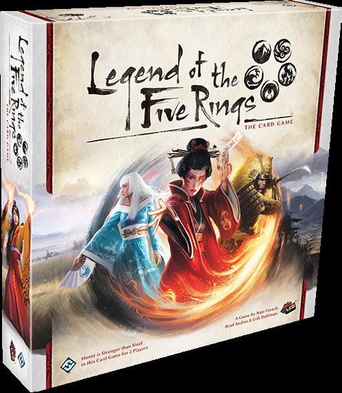Enter the vibrant world of Rokugan with Legend of the Five Rings: The Card Game, a Living Card Game of honor and conflict for two players!